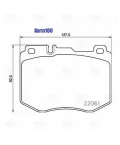 Колодки тормозные MERCEDES W205/W213/GLC(X253) 14- передние