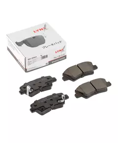 Колодки тормозные задние дисковые LYNX auto BD3620 для Хундай Солярис с 2011-, Киа Рио 3,4 Джили Эмгранд