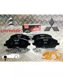 Тормозные колодки передние Mitsubishi ASX 10-, Galant IX 03-, Lancer IX, X 00-, Outlander I-III 01-; BAPCO BP0541 TRW GDB3287 / GDB4142