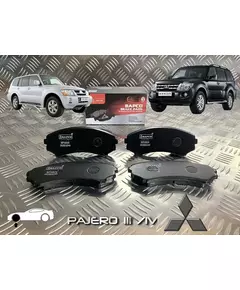 Тормозные колодки Mitsubishi Pajero III-IV/ Pajero Classic/ Grandis; Mazda Mpv I, Mazda E (Митсубиси Паджеро 3-4, Мазда Мпв/Мазда Е) передние BAPCO BP0905 TRW GDB3246