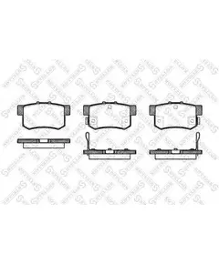 Колодки тормозные дисковые задние для Хонда Цивик 4Д 2005-2011, Honda Civic 4D колодки тормозные дисковые задние STELLOX 336 052-SX