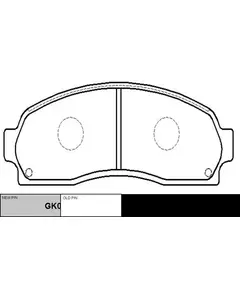 Колодки тормозные CTR GK0152