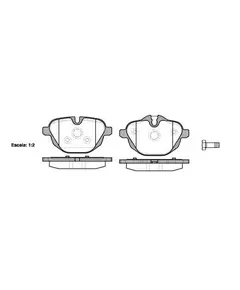 Задние тормозные колодки для BMW: 5-series F10 F11 G30 G31 6-series G32 7-series G11 G12 X3 F25 G01 X4 F26 G02 Z4 E89 PBP255 PATRON