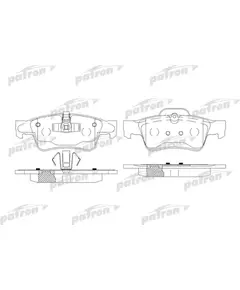Колодки тормозные дисковые задние для MERCEDES-BENZ G-CLASS (W463) / M-CLASS (W164) / Patron PBP1831
