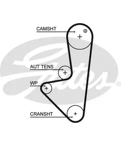 Ремень ГРМCitroen Berlingo 1.4 96-, C2 1.4 03-, C3 1.4 02-, Saxo 1.4 03- Peugeot 206 1.4 98-, 306 1.4 94-(1шт) 5575XS