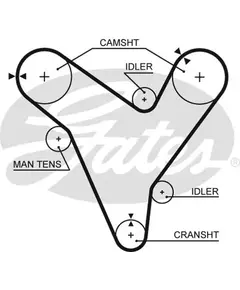 Ремень грм Gates 5379XS - Gates арт. 5379XS