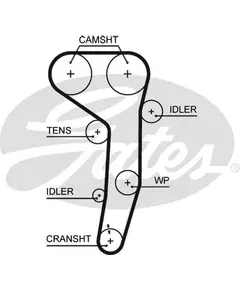 Ремень грм Gates 5607XS - Gates арт. 5607XS