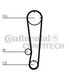 Ремень грм Contitech CT738 - ContiTech арт. CT738