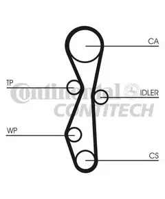 Ремень грм Contitech CT1091 - ContiTech арт. CT1091