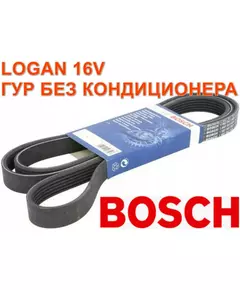 Ремень генератора Bosch 6PK1200 Ларгус Logan 16V Duster Almera G15 ГУР БЕЗ КОНДИЦИОНЕРА 1987948435 1987945900