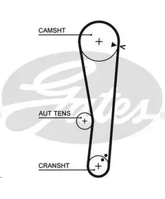 Ремень ГРМ Хендай Accent Getz 1.3 8 кл. - Gates арт. 5568XS