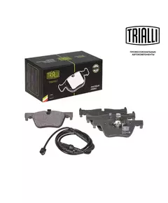 Колодки тормозные для автомобилей BMW 1 F20 11 /3 F30 11 дисковые задние в комплекте с датчиком TRIALLI PF 4139