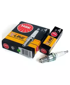 Комплект свечей зажигания NGK №4 BP6E 5637, 4 шт (Hyundai Accent, Getz, Nissan Almera, Primera, Niva)