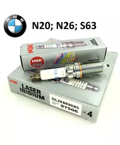 Свеча зажигания SILZKBR8D8S NGK 97506 BMW 3(F30/F34/F80), 5(F10/F18), X1(E84), X3(F25), X5(E70/F15), X6(E71) 12120039664