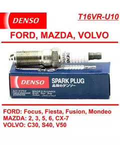 Свеча зажигания Denso 5086 T16VRU10#4 FORD/ФОРД (Фокус, Фиеста, Мондео,) MAZDA/МАЗДА( 3, 5, 6, СХ7), VOLVO/ВОЛЬВО (С30, S40, V50)