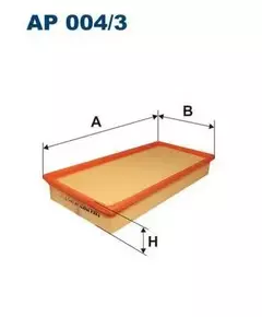 Фильтр воздушный vw group FILTRON AP004 3
