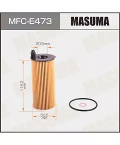 Фильтр масляный BMW 1 (F20) 15-, 3 (F30) 11-, X3 14-, X4 14-, X5 15- (B47D20A, B48B20A) Masuma MFC-E473