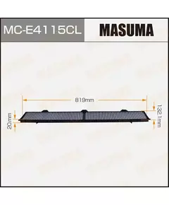 Фильтр салона BMW 1 (E81) 04-, 3 (E90) 05-, X1 (E84) 09- Masuma угольный