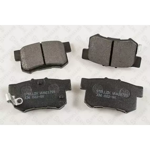 Колодки тормозные дисковые задние для Хонда Аккорд 8 2008-2013, Honda Accord 8 колодки тормозные дисковые задние STELLOX 336 022-SX