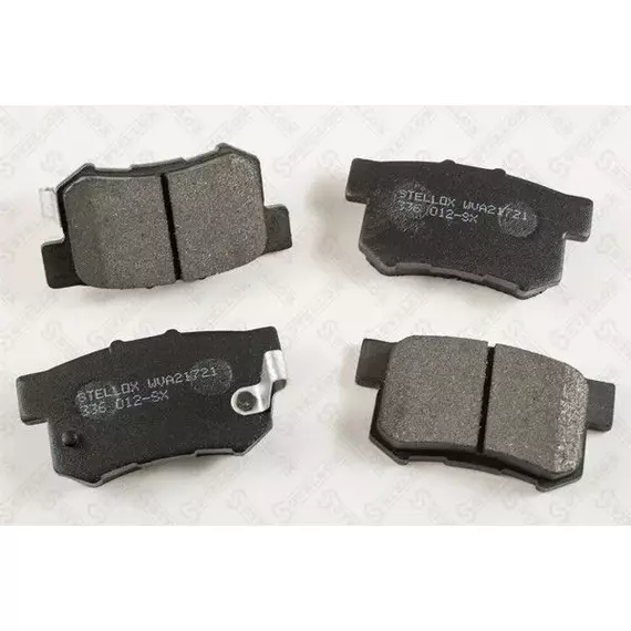 Колодки тормозные дисковые задние для Хонда Аккорд 7 2003-2008, Honda Accord 7 колодки тормозные дисковые задние STELLOX 336 012-SX