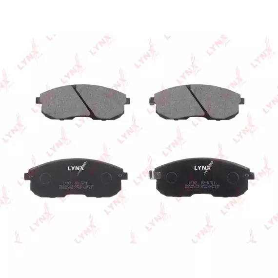 LYNXauto Колодки тормозные дисковые перед Арт. BD5701 INFINITI NISSAN TEANA, RENAULT, SUZUKI