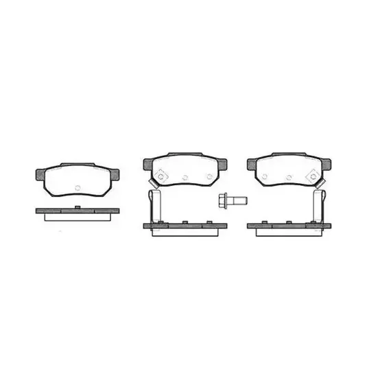 Колодки тормозные Honda 43022TLAA00