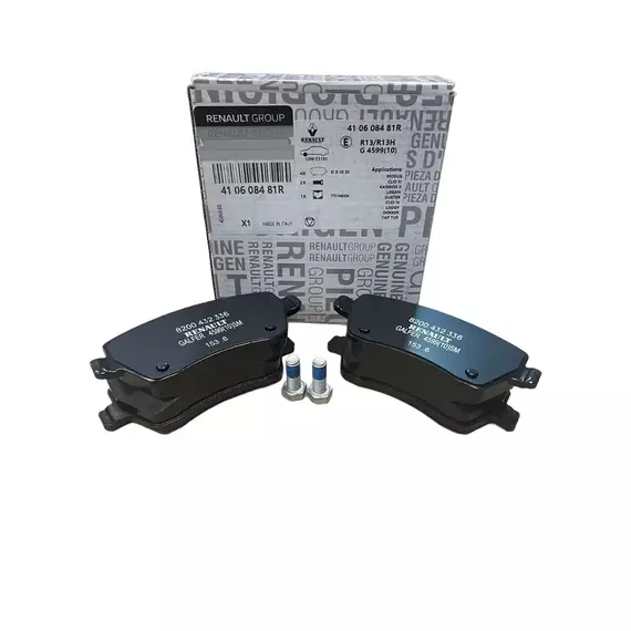 Колодки тормозные Renault 410608481R Передние
