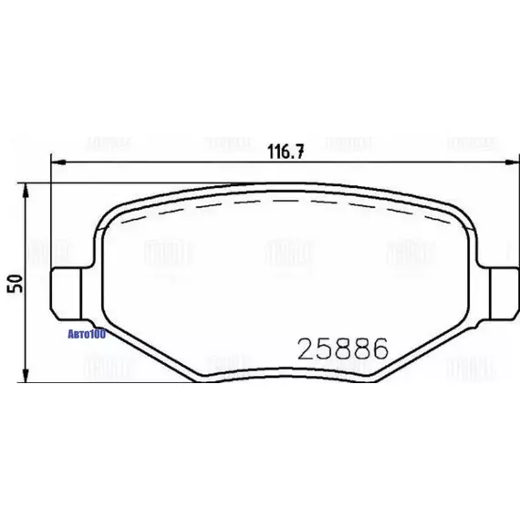 Колодки тормозные FORD EXPLORER V 11- задние