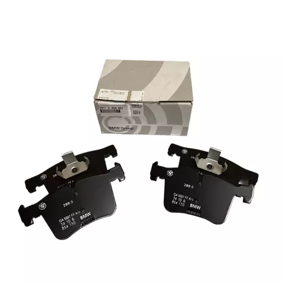 Колодки тормозные передние 34112456867 BMW X3, X4
