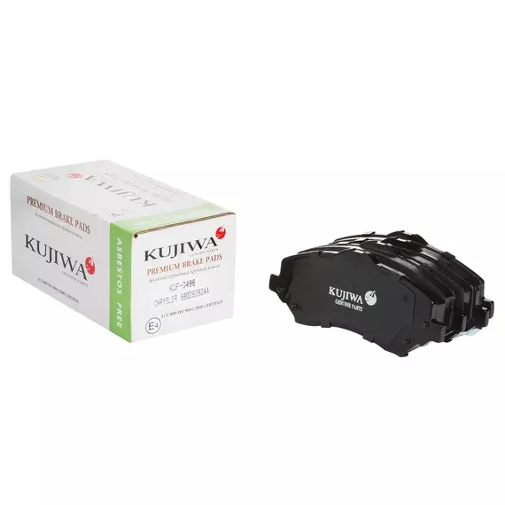 KUJIWA KUF0496 Колодки тормозные Chrysler Voyager V (RT); Dodge Caravan; Fiat Freemont (JC); Jeep Cherokee IV (KK) передние 68044866AC