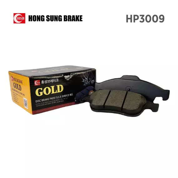 Тормозные колодки HSB HP3009 Renault Duster, Megane, Fluence. Передняя ось. Сделано в Корее!