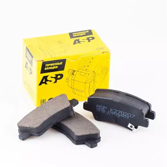 Колодки тормозные задние для а/м Hyundai Solaris, Kia Rio, ASP K290118 , OEM 583023FA01