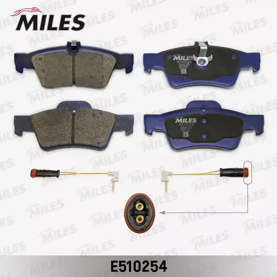 Колодки тормозные для MERCEDES-BENZ W211/W212/W220/W221/R230 задние Ceramic