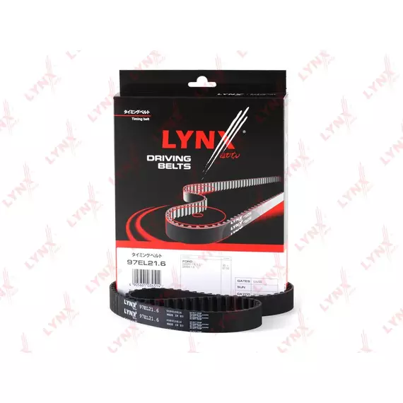 Lynx ремень грм ford escort 1.4-1.6 90-98/fiesta 1.4 89-95/sierra 1.6 89-93, chery fengyun 1.6 00-05 97el216