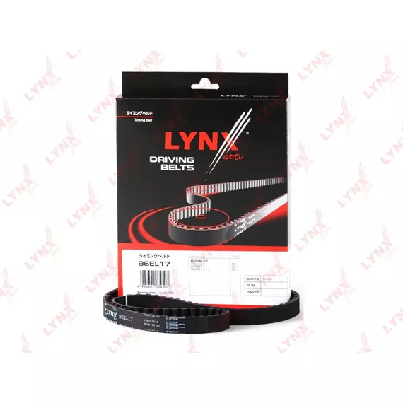 Lynx ремень грм renault logan/sandero 1.4-1.6/clio 1.4-1.6 98-05/megane 1.4-1.6 96-02 (all 8v) 96el17 - LYNXauto арт. 96EL17