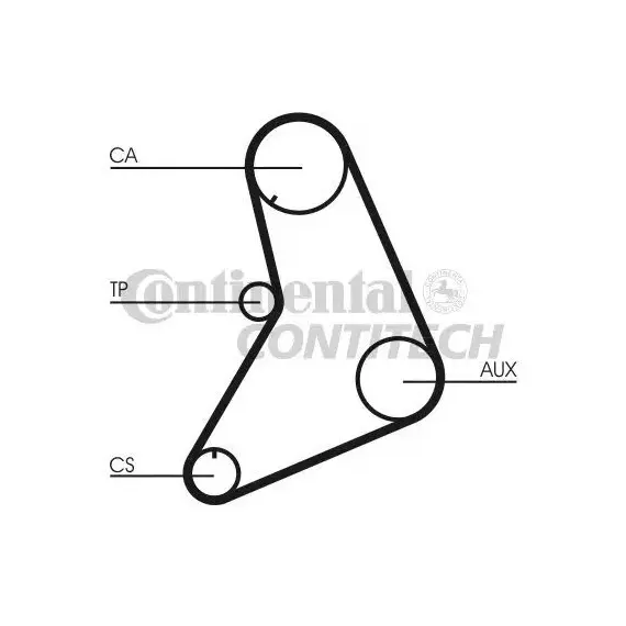 Ремень грм Contitech CT687 - ContiTech арт. CT687