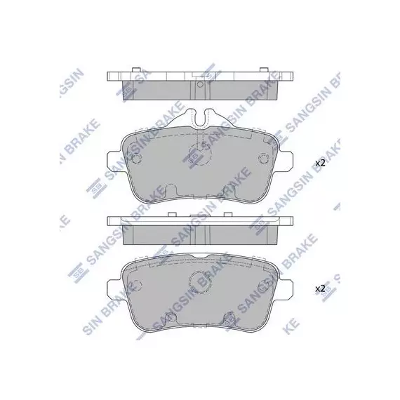 Колодки Тормзад SANGSINBRAKE SP1909
