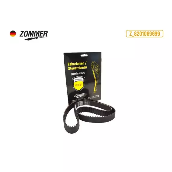 Ремень ГРМ ZOMMER Largus,Renault Logan,Sandero,Duster,Clio,Laguna,Megane усиленный ATHLET