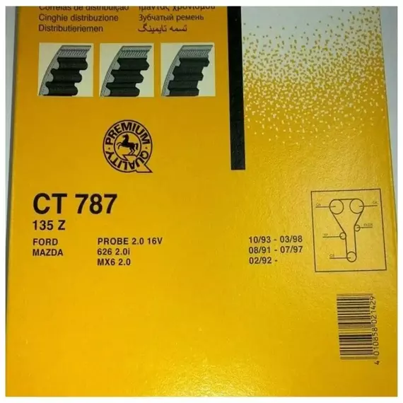 Ремень ГРМ Мазда 626, двигатель FE - ContiTech арт. CT787