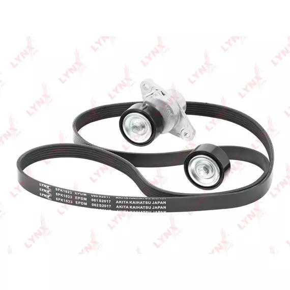 Lynx комплект приводного ремня, renault duster 1.6 10-, logan i-ii 1.4-1.6 09-, sandero i-ii 1.4-1.6 09-, l pk5006