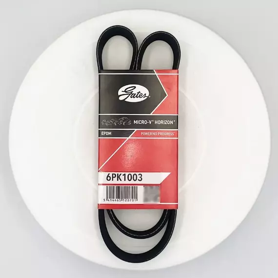 Ремень поликлиновый Gates 6PK1003 A1 A3 A4 Q2 Q3 1 2 3 4 5 X1 X3 X5 Croma Alhambra Ibiza Fabia Octavia Superb Celica Arteon Beetle Golf Jetta Passat