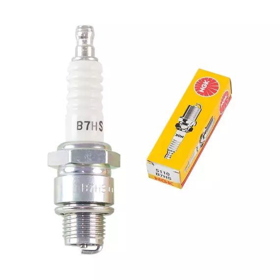 Свеча зажигания NGK 5110 B7HS для мопедов, скутеров, мотоциклов, подвесных моторов (Yamaha, Nissan, Suzuki, Mariner 84)