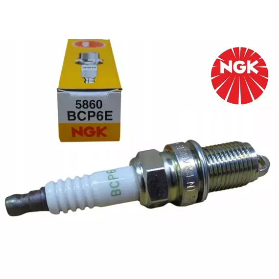 Свеча зажигания, 1 шт. NGK BCP6E (5860) - MERCEDES W124, W202, W210, W463, W140, R129 / NISSAN Sunny, Sentra, Pulsar / PEUGEOT 405, 205, 309, 605 / ALFA ROMEO AX, BX, C15