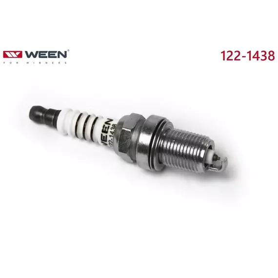 Свеча зажигания платина, 1 шт. WEEN Platinum 122-1438 (аналог NGK BCPR6EP-11/3350) для TOYOTA Windom, Camry 2VZ-FE/3VZ-FE, Celica (87-) 3S-GE / LEXUS ES300 / AUDI A4, A5, A6, A8, Q5 / KIA Carnival / LAND ROVER Freelander, Discovery / MAZDA 323