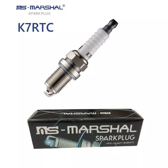 Свеча зажигания, 1 шт. MS-MARSHAL K7RTC (аналог NGK BKR6ES/3783) для KIA Carens / MERCEDES W202 / PEUGEOT 206, 306 / RENAULT Laguna (98-07), Megane (96-03), Scenic (99-03) / VOLVO S90, V70 / SKODA Felicia, Favorit