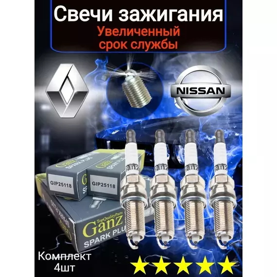 Свеча зажигания GANZ GIP 25118