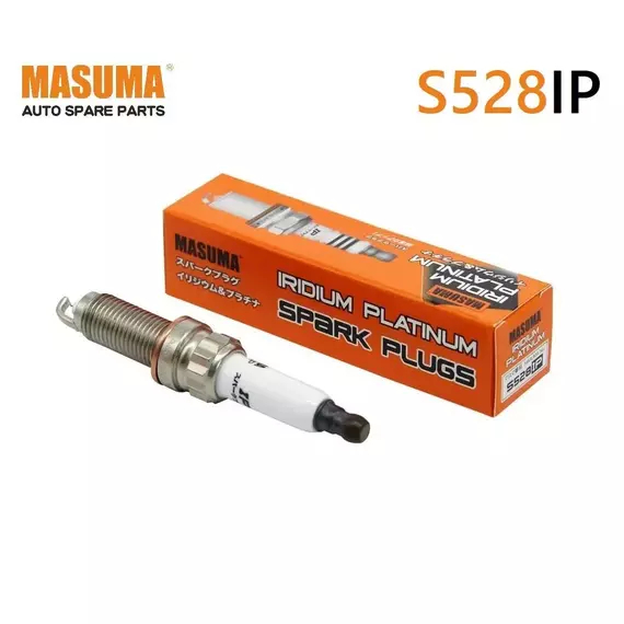 Свеча зажигания иридий, 1 шт. MASUMA Iridium Platinum S528IP (аналог BMW 12 12 0 037 581 / NGK SILZKBR8D8S / 97506) для BMW X6 (E71), X5 (E70, F15), X4 (14-), X3 (F25), X1 (E84), F01, F07, F32, E90, E92, F34, E82, E88 - двиг. N20, N26, S63