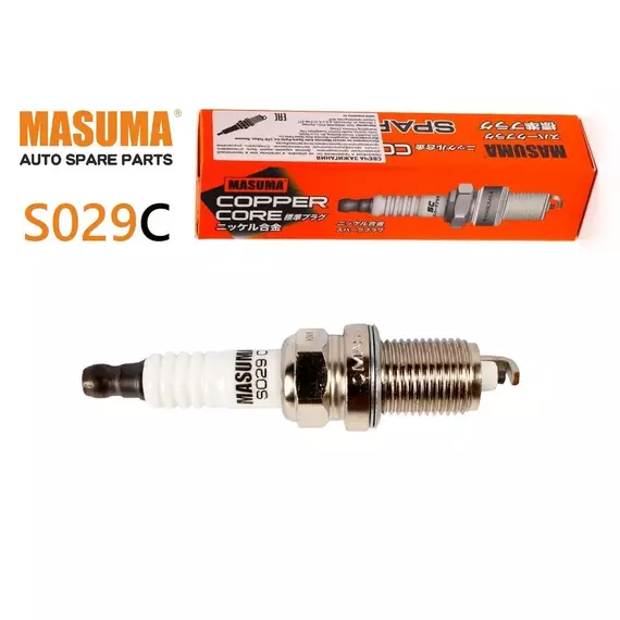 Свеча зажигания, 1 шт. MASUMA S029C (аналог NGK ZFR6F11 / 4291) для CHEVROLET Aveo, Cruze / HONDA Stream, StepWgn, Partner, Odyssey, HR-V, Edix, CR-V, Prelude, Civic, Accord (двиг. F18B, F20A/B/Z, F22A/B/Z, F23Z, D14A, D15B, D16A, D17A, B20B)