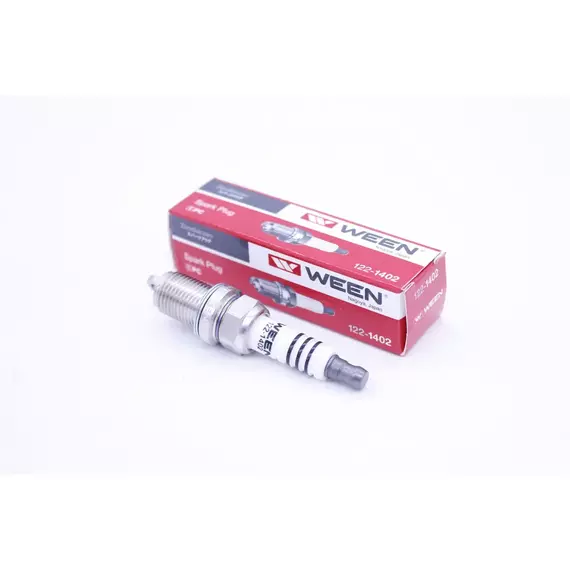 Свеча зажигания, 1 шт. WEEN 122-1402 (аналог NGK BKR5EYA/2087 и DENSO K16R-U/3119) для УАЗ 2206, 452, Патриот, Хантер, Пикап / TOYOTA Carina Corolla, Starlet, Yaris, 4Runner / NISSAN Primera, Serena / OPEL Ascona, Omega, Vectra / PEUGEOT 205, 309
