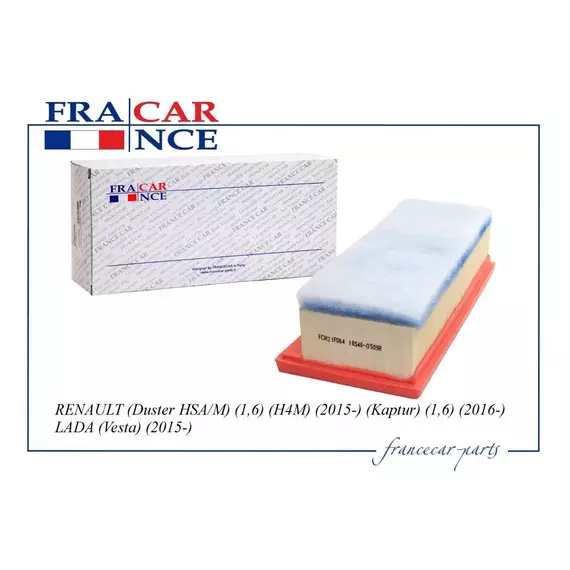 Фильтр воздушный FRANCECAR FCR21F064 /165460509R/ RENAULT (Duster HSA/M) (1,6) (H4M) (2015-) (Arkana